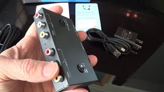 AV to HDMI Converter with Switcher [upl. by Harod400]