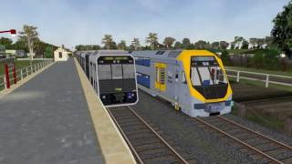 Openrails Sydney Blacktown  Richmond timelapse [upl. by Htiel]