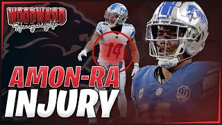 AmonRa St Brown INJURY UPDATE  Detroit Lions [upl. by Zetta]