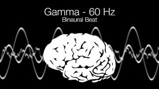 Genius Gamma Binaural Beat  60Hz 1h Pure [upl. by Ojillek]