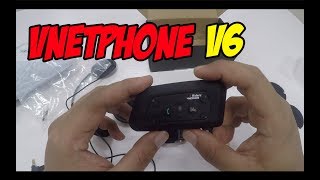 Unboxing Vnetphone V6 Bluetooth Intercom [upl. by Eiramyelhsa]