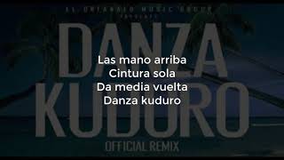 Don Omar  Danza Kuduro Remix Letra Ft Lucenzo Daddy Yankee Arcangel [upl. by Atiras727]