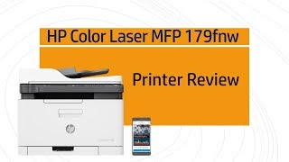 HP Color Laser MFP 179fnw Printer Review [upl. by Wappes313]