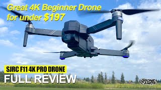 SJRC F11 4K Pro Drone  Great Drone for 190 that has great video [upl. by Ggerg]