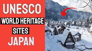 10 Amazing UNESCO World Heritage Sites Japan  Unesco Sites Japan [upl. by Ardiedal]