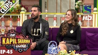 Yuvraj Singh and his fiance Hazel Keech  The Kapil Sharma Show  Ep45 24th September 2016 [upl. by Montfort]