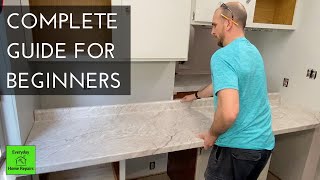 How To Install Laminate Countertops  Step By Step [upl. by Griz644]