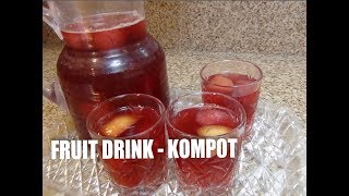 How to make Polish Kompot Fruit Drink Episode 4 [upl. by Ettezil]