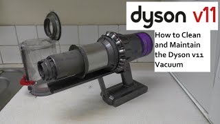 How to Clean and Maintain the Dyson V11 Cordless Vacuum Cleaner [upl. by Enner]