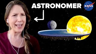 Real NASA Astronomer Reviews Flat Earth Simulator • Professionals Play [upl. by Eenitsed]