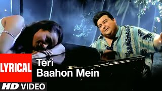 Teri Baahon Mein Lyrical Video Song  Tera Chehra  Adnan Sami Feat Namrata Shirodkar [upl. by Mcknight]