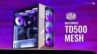 I Helped Design This Case  Cooler Master TD500 Mesh White [upl. by Odirfliw]