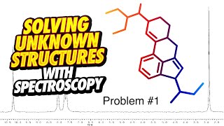 Solving an Unknown Organic Structure using NMR IR and MS [upl. by Evoy]