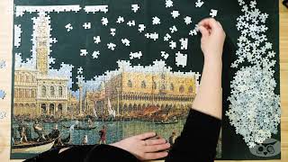 1000 Pieces Puzzle Time Lapse [upl. by Moia417]