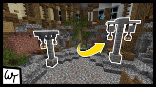 5 Medieval Lamp Designs  Minecraft Tutorial [upl. by Izaak748]