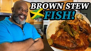 How to make BROWN STEW FISH  Deddys Kitchen [upl. by Mathis]