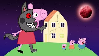 PEPPA TURNS INTO A WEREWOLF  PEPPA PIG APOCALYPSE Animation [upl. by Marou461]