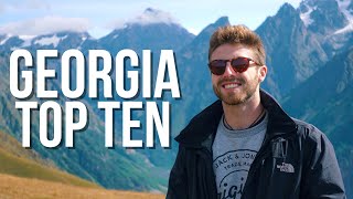 WHY TO TRAVEL GEORGIA Top 10 things we LOVE in Georgia 🇬🇪 [upl. by Rekrap]