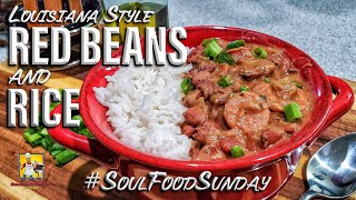 Louisiana Style Red Beans and Rice Recipe  SoulFoodSunday [upl. by Anirhtak]