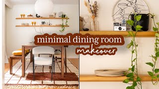 Mid Century ModernScandi Style Dining Room Makeover [upl. by Nathalie]