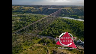 Lethbridge Alberta Viaduct Bridge [upl. by Aknaib]