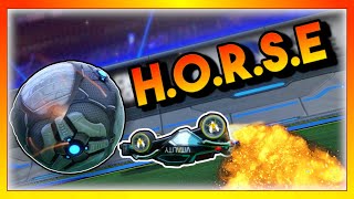 I challenged the best 1v1 Rocket League player to a game of HORSE [upl. by Tereb]