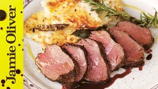 Pan Roasted Venison  Jamie at Home [upl. by Asuncion]