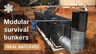 Texan makers underground survival bunkers are real batcaves [upl. by Notlem]