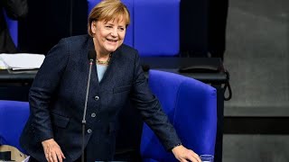 Lacher im Bundestag Merkel weist AfDImpfskeptiker zurecht [upl. by Rogozen]