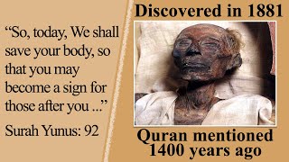 Pharaoh’s Ramesses II Mummy Seasalt traces prove the miracle of the Holy Quran [upl. by Arrik]