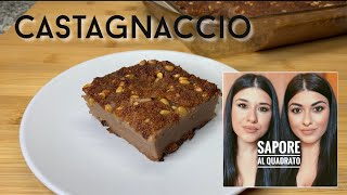 Castagnaccio 🌰 ricetta tradizionale toscana [upl. by Quickman361]