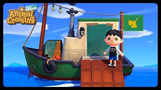 How To Get in Redds Art Boat in Animal Crossing New Horizons [upl. by Casie]