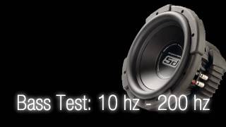 Bass Test10 hz  200 hz Sound Only Subwoofer [upl. by Aivle]