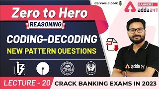 New Pattern Coding Decoding Questions  Adda247 Banking Classes  Lec 20 [upl. by Xxam437]