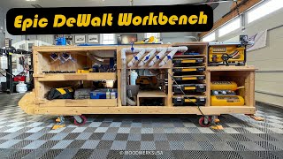 DIY Mobile Project Center  DeWalt Workbench Walkthrough [upl. by Fortunato]