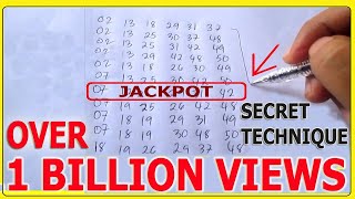 Secret Lottery Strategy to win the Jackpot and Consolation Prizes [upl. by Quintana]