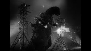 Godzilla 54 Attack on Tokyo clip  Classic Japanese Monster Movies [upl. by Nnylaehs]