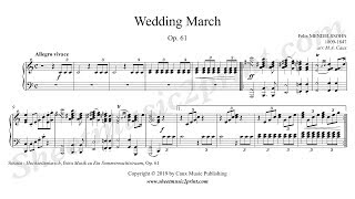 Mendelssohn  Wedding March Op 61 [upl. by Fidelis]