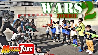 MikelTube Wars 2  La Invasión Zombie Nerf [upl. by Bael]