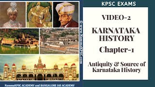 Chapter 1 KARNATAKA HISTORY  ಕರ್ನಾಟಕ ಇತಿಹಾಸ  Antiquity of Karnataka [upl. by Kealey22]