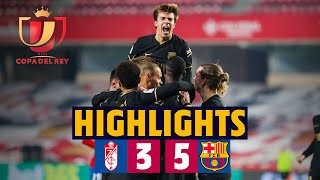 🤯 LATE COMEBACK DRAMA  HIGHLIGHTS  Granada 35 Barça [upl. by Kacy]