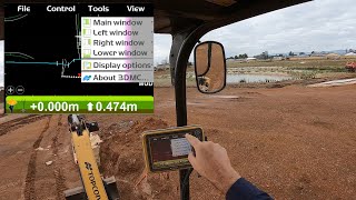 Topcon GPS Machine Control training from the seat 2019 More to come [upl. by Tu]