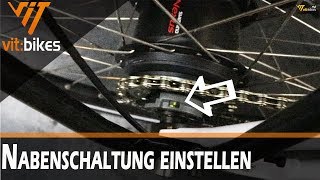 Nabenschaltung einstellen  vitbikesTV 096 [upl. by Llyrrad]