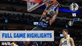 Dallas Mavericks Team Highlights vs Utah Jazz  12623 [upl. by Adriana74]