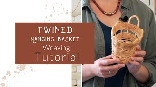 Beginner Basket Weaving Tutorial [upl. by Ric]