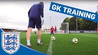 Four Keeper Drill Crosses amp More at Goalkeeper Training  Inside Training [upl. by Tearle]