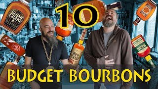 Top 10 Budgetish Bourbons according to whiskey lovers [upl. by Ecnarrat]