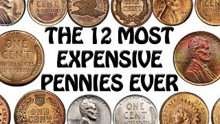 The 12 Most Expensive Pennies In US History [upl. by Ellerad]