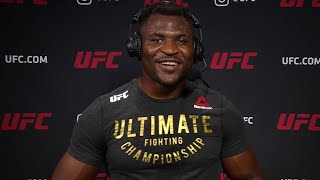 UFC 260 Francis Ngannou PostFight Interview  quotI Owe This to All My Supportersquot [upl. by Dhiman]