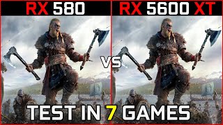 RX 580 vs RX 5600 XT  How Big is the Difference  in 2021 [upl. by Laehplar319]